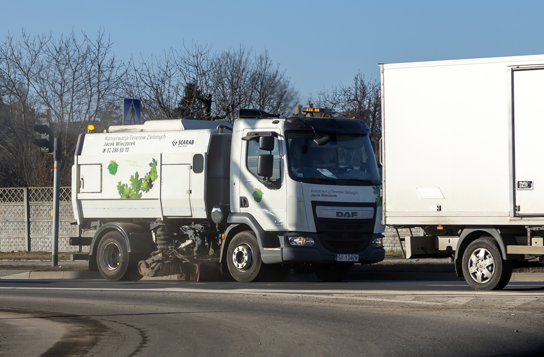 Pogoda dopisuje więc w Bytomiu rozpoczęło się sprzątanie ulic i chodników 